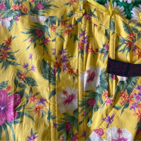 Ralph Lauren Yellow Floral Mini Dress - Picture 7 of 11